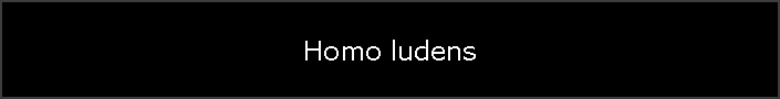 Homo ludens